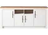 Spülenschrank OTTO HOME "KS-Westminster", weiß (pinie weiß dekor), B:204cm H:92cm T:60cm, Schränke, Spülenschrank, im romantischen Landhausstil, Breite 204 cm, exclusiv by Otto