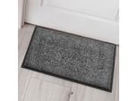 Fußmatte OTTO HOME "Fresh Step, Made in Belgium", grau, B:60cm H:9mm L:90cm, Obermaterial: 100% Polyamid, Teppiche, Fußmatte, für den Eingangsbereich, Uni-Farben, rutschhemmend, robust, waschbar