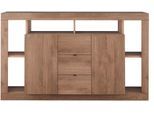 Sideboard HOME AFFAIRE "Rimini", braun (mercure nb holzstruktur), B:172cm H:102cm T:42cm, Sideboards, Sideboard, mit 2 Türen und 3 Schubkästen