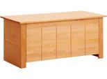 Sitztruhe OTTO HOME "Bertram", beige (natur gebeizt, gewachst), B:100cm H:45cm T:45cm, Sitzbänke