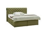 Boxspringbett Belano Grün ca. 200x200cm