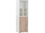Aktenschrank Set U510R Weiß/Wildeiche