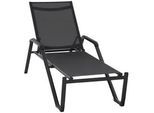 Gartenliege Tesoro Aluminium/ Netzgewebe verstellbar
