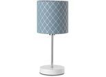 Tischleuchte Noah Blau/Weiß max. 6 Watt