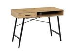 Schreibtisch Scott Schwarz/Eiche Artisan