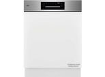 AEG teilintegrierbarer Geschirrspüler "GT9200X2SCM", Energieeffizienz: A, weiß (edelstahl), B:59,6cm H:84,5cm T:58cm, Geschirrspüler, Leise Spülmaschine 38 dB kraftvoll gegen Eingebranntes EEK A-10 %, teilintegrierbarer Geschirrspüler