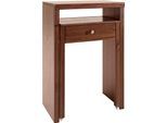 Schreibtisch HEINE HOME, braun, B:60cm H:88cm, Tische, Schreibtisch