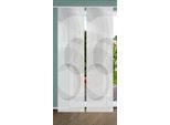 Schiebegardine HOME IN GREEN "AFONSO" Gr. 1, grau, B:60cm H:245cm, Polyester, Gardinen, Schiebegardine, SET DIGITALDRUCK,BAMBUSOPTIK RECYCELT