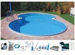 Achtformpool MY POOL BWT "SYDNEY 3", weiß, B:300cm H:120cm L:470cm, Schwimmbecken, Achtformpool, in verschiedenen Größen erhältlich
