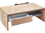 Couchtisch INNOSTYLE, braun (braun, artisan eiche), B:110cm H:40cm T:65cm, Oberboden: Artisan Eiche Nachbildung (Spanplatte); Front Schubkasten: Artisan Eiche (MDF), Tische, Couchtisch