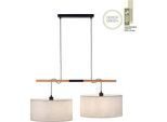 JUST LIGHT Pendelleuchte "GREEN SOFI", weiß, 2, H: 60cm, 1 Stk., Leuchten, Pendelleuchte