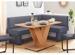 Eckbank HOME AFFAIRE, grau, B:152cm H:89cm T:202cm, Sitzbänke, Eckbank