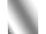 LED-Lichtspiegel HOME AFFAIRE "Spiegel 80x65", silber (silberfarben), B:80cm H:65cm T:3cm, Holzwerkstoff, Spiegel, LED-Lichtspiegel