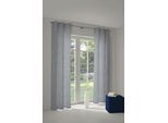 Vorhang ADAM "Easy Diamond" Gr. 3, blau (dunkelblau), B:145cm H:225cm, Jacquard, Baumwolle (Bio-Baumwolle), Gardinen, Vorhang, aus 100% Bio-Baumwolle