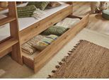 Bettschubkasten RELITA "Sway", braun (eiche artisan dekor), B:165cm H:21cm T:62cm, Holzwerkstoff, Schubladen, Bettschubkasten, bietet zusätzlich Stauraum, Rollenführung, pflegeleichte Oberfläche