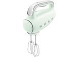 SMEG Handmixer "HMF01PGEU Pastellgrün", grün (pastellgrün), B:21,9cm H:37,8cm T:22,1cm, Mixer, Handmixer