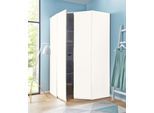 Eckkleiderschrank WIMEX "Level by fresh to go", weiß, H:236cm, Schränke, Eckkleiderschrank