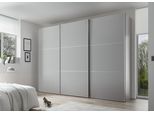 Schwebetürenschrank STAUD "Includo, kurze Lieferzeit: "Premium Variante in Weiß in 249cm Breite", dekor saphir, B:249cm H:222cm T:68cm, Holzwerkstoff, Schränke, Schwebetürenschrank