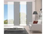 Schiebegardine VISION S "PIVE 4er SET" Gr. 1, grau, B:60cm H:260cm, Polyester, Gardinen, Schiebegardine, Schiebevorhang Digidruck 4er Set PIVE