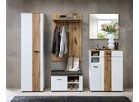 Garderoben-Set INNOSTYLE "Garderobenset Sparks, 247x202x38cm (B/H/T)", weiß, Kastenmöbel-Sets, Garderoben-Set