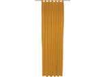 Vorhang WIRTH "Trondheim B", gold (altgoldfarben), B:132cm H:345cm, Polyacryl, Gardinen, Vorhang, nach Maß