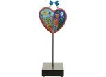 Sammelfigur GOEBEL "My City Does Not Sleep", bunt, B:8cm H:27,5cm T:10cm, Porzellan, Dekofiguren, Sammelfigur, von James Rizzi