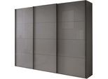 Schwebetürenschrank WIEMANN "Phoenix, Made in Germany, modernes Design, Highlight, Blickfang", lava, dekor, B:295cm H:217cm T:67cm, Schränke, Schwebetürenschrank, maximaler Staurraum, inkl.Einlegeböden, Wäscheböden u. Dämpfer