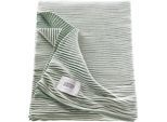 Wohndecke "Liv", grün (salbei, hellgrün, grün), B:130cm L:170cm, Baumwolle, SCHÖNER WOHNEN-KOLLEKTION, Wohndecken, Wohndecke, mit Biesenoptik, Kuscheldecke