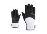 Skihandschuhe ZIENER "KATIMA-Z GTX glove lady", Damen, Gr. 7.5, weiß, Materialmix, Handschuhe Skihandschuhe