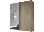 Schwebetürenschrank STAUD "Sinfonie Plus, edles Design in hochwertiger Qualität, Made in Germany", sonoma eiche, B:188cm H:222cm T:68cm, Holzwerkstoff, Schränke, Schwebetürenschrank, Mit Spiegeltüre und vier verschiedenen Ausstattungsvarianten