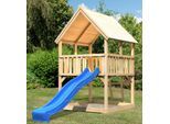 Spielturm KONIFERA "Lenie 2", beige (natur), Spieltürme, KinderB:200cm H:345cm T:200cm, Holzwerkstoff, Spielturm, BxTxH: 200x200x345 cm, B:200cm H:345cm T:200cm