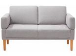 Sofa HOME AFFAIRE "Fehmarn", grau, B:150cm H:98cm T:81cm, Strukturstoff (Zusammensetzung: 100% Polyester), Sofas, Sofa, in 3 Breiten