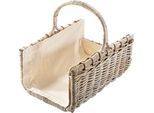 Aufbewahrungskorb LOCKER, beige (natur), B:71cm H:50cm T:39cm, Rattan, Aufbewahrungsboxen, Aufbewahrungskorb
