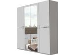 Kleiderschrank WIMEX "Anna", weiß, B:180cm H:210cm T:58cm, Schränke, Kleiderschrank