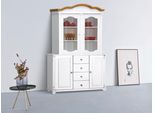 Kombikommode OTTO HOME "Tessin; Buffetunterschrank, klassischer Landhausstil", weiß, B:128cm H:88cm T:38cm, Sideboards, Kombikommode, aus massiver, FSC-zertifizierter Kiefer, 128cm breit