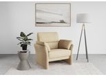 Sessel DOMO COLLECTION "Pina elegant und zeitloser Clubsessel, bequemer Cocktailsessel", beige, B:99cm H:95cm T:88cm, Sessel, Sessel, Hoher Sitzkomfort, Feinstruktur, beige