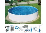 Rundpool MY POOL BWT "ALL IN inkl. umfangreichem Zubehör", weiß, H:90cm Ø:360cm, Schwimmbecken, Rundpool, in verschiedene Größen erhältlich