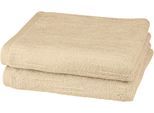 Handtuch ROSS "Premium", beige (natur), B:50cm L:100cm, Frottier, Obermaterial: 100% Baumwolle, Handtücher, Handtuch, 100% Baumwolle