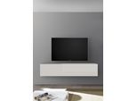 TV-Schrank HOME AFFAIRE "Infinity", grau (kreidegrau gesso), B:138cm H:29cm T:30cm, Schränke, TV-Schrank, Breite 138 cm