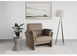 Sessel DOMO COLLECTION "Pina elegant und zeitloser Clubsessel, bequemer Cocktailsessel", grau (stone), B:99cm H:95cm T:88cm, Sessel, Sessel, Hoher Sitzkomfort, Feinstruktur, stone