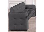 2-Sitzer EXXPO - SOFA FASHION "Barista, modern und bequem, hoher Sitzkomfort", grau (anthrazit), B:162cm H:82cm T:68cm, Sofas, 2-Sitzer, moderne Sitz- und Rückenverarbeitung, frei im Raum stellbar