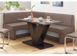 Eckbank HOME AFFAIRE, braun (cappuccino), B:152cm H:89cm T:202cm, Sitzbänke, Eckbank