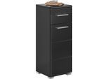 Unterschrank HOME AFFAIRE "Malmö, Breite 30 cm, 1 Tür (Türanschlag wechselbar), 1 Schubkasten", schwarz, B:30cm H:79cm T:31cm, Schränke, Unterschrank, in verschiedenen Farben erhältlich, Badmöbel, Badschrank, Kommode, Bad
