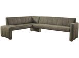 Essbank EXXPO - SOFA FASHION, grün (forest), B:265cm H:83cm T:199cm, Sitzbänke, Essbank, elegant und modern mit hohem Sitzkomfort