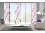 Schiebegardine VISION "PACOLIA" Gr. 1, pink, B:60cm H:260cm, Polyester, Gardinen, Schiebegardine, SET,SCHIEBEVORHANG,BAMBUS,DIGITALDRUCK