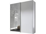 Schwebetürenschrank STAUD "Sinfonie Plus, edles Design in hochwertiger Qualität, Made in Germany", weiß, B:188cm H:222cm T:68cm, Holzwerkstoff, Schränke, Schwebetürenschrank, Mit Spiegeltüre und vier verschiedenen Ausstattungsvarianten