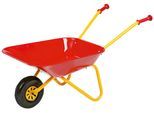 Schubkarre ROLLY TOYS "rollyMetallschubkarre, gelb/rot", rot (rot, gelb), Schubkarren, KinderB:38cm H:41cm T:80cm, Kunststoff, Metall, Schubkarre, für Kinder; Made in Europe, B:38cm H:41cm T:80cm