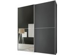 Schwebetürenschrank STAUD "Sinfonie Plus, edles Design in hochwertiger Qualität, Made in Germany", vulkan, B:167cm H:222cm T:68cm, Holzwerkstoff, Schränke, Schwebetürenschrank, Mit vier verschiedenen Ausstattungsvarianten