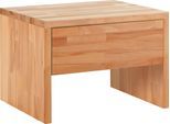 Nachttisch HASENA "Salva", beige (natur, natur), B:48cm H:35cm T:40cm, Kernbuche massiv, Tische, Nachttisch