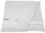 Hamamtuch ROSS "Hamam", silber (chrom), B:90cm L:180cm, Hamam Frottier, Hamam Frottier, Handtücher, Hamamtuch, idealer Begleiter für Strand, Sauna oder Wellnessbereich